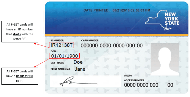 New York State Benefit Card